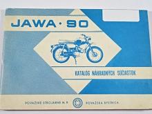 JAWA 90 - katalóg náhradných súčiastok - 1969