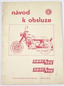 ČZ 125/488, 175/487 sport - návod k obsluze - 1983