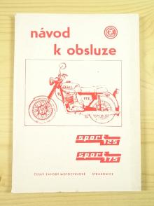ČZ 125/488, 175/487 sport - návod k obsluze - 1983