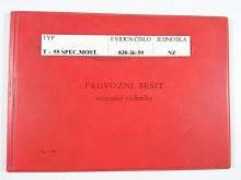 Provozní sešit vojenské techniky - MT-55 A - mostní tank