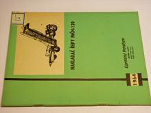 Nakladač řepy NřČN-120 - návod + seznam dílů - 1964