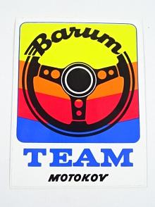 Barum Team Motokov - samolepka