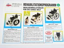 JAWA - Rehabilitations Programm - invalidní vozíky - prospekt