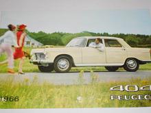 Peugeot 404 - prospekt - 1966