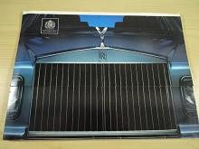 Rolls-Royce Silver Spur, Corniche, Silver Spirit - prospekt + fotografie - 1986