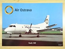 Air Ostrava - Saab 340 - leták