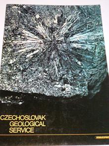 Czechoslovak geological service - prospekt - Strojexport