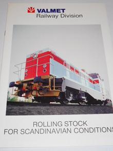 Valmet Railway Division - Rolling stock for scandinavian conditions - 1989 - prospekt