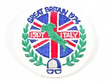 Great Britain 1974 ISDT Italy - 49th International Six Days Trial - šestidenní - nášivka