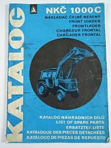 Čelní nakladač nesený NKČ 1000 C - katalog náhradních dílů - 1978 - Humpolecké strojírny n. p. Humpolec