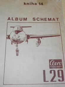 Aero L 29 - album schemat - kniha 14 - 1969