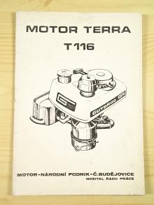 Motor Terra T 116 - 1Z11 Gutbrod - popis, návod k obsluze