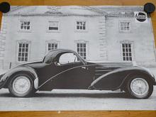 Castrol - Bugatti 57 C Atalanta Coupé 1939 - plakát