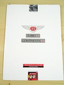 Bentley Continental R - prospekt - 1991