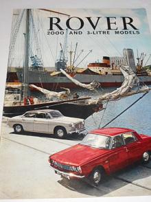 Rover 2000 and 3-litre models - prospekt