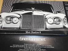 Rolls - Royce Silver Shadow II - plakát - otisk z časopisu auto motor und sport - 1977