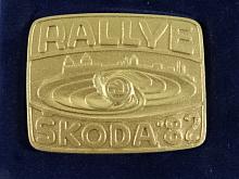 Rallye Škoda 1982 - IX. mezinárodní automobilová soutěž - Mladá Boleslav - plaketa