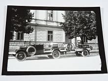 Škoda 154 - Stratílek - hasičský automobil - fotografie - Město Poděbrady - lázně