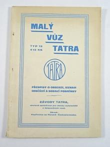 Tatra Typ 12 4/12 KS - předpisy o obsluze, seznam součástí a dodací podmínky