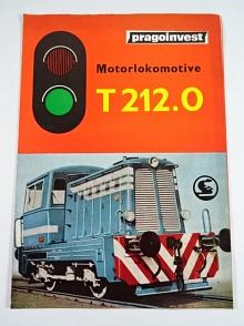 Motorlokomotive T 212.0 - prospekt - Pragoinvest