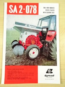 SA 2-078 - Two-row Mounted Potato Planter With Covering Disc - prospekt - Agrozet Prostějov