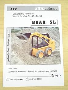 Boar SL - univerzálny nakladač SL-20, SL-30, SL-40, SL-50 - prospekt - ZTS Lučenec