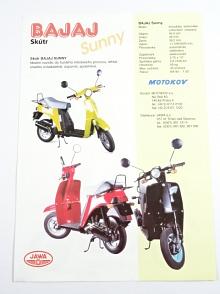 Bajaj Sunny - skútr - JAWA - Motokov - prospekt