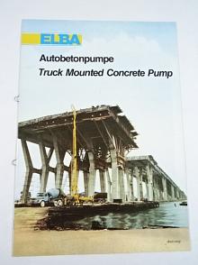 Elba - Autobetonpumpe - Truck Mounted Concrete Pump - prospekt - 1988