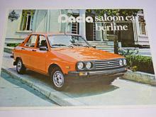 Dacia saloon car berline - prospekt