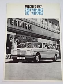 Mercedes - Benz - 220 D 7 - 8 places,  230 7 - 8 places - prospekt - 1971