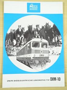 Ganz - Mávag Budapest - 2700 PS Dieselelektrische Lokomotive Typ DVM-10 - prospekt