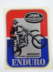 JAWA - Enduro - Motokov - samolepka