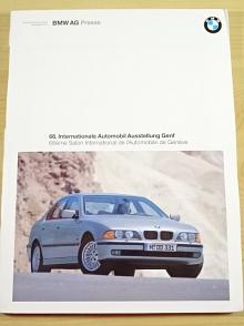 BMW AG Presse - 66. Internationale Automobil Ausstellung Genf - 1996 - tisková zpráva + fotografie