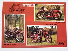 Motocykly JAWA - pohlednice