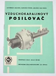 PAL autobrzdy - vzduchokapalinový posilovač - 1974