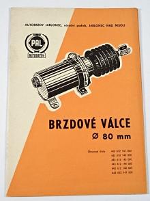 PAL autobrzdy - brzdové válce průměr 80 mm - 1972