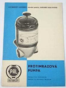 PAL autobrzdy - protimrazová pumpa - 1974