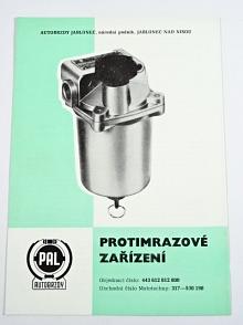 PAL autobrzdy - protimrazové zařízení - 1987