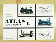 Atlas lokomotiv 1 - Parní trakce - Bek, Kvarda - 1970 + Atlas lokomotiv 2 - Elektrická a motorová trakce - Bek - 1971