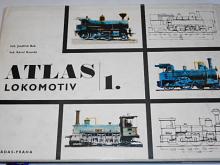 Atlas lokomotiv 1 - Parní trakce - Bek, Kvarda - 1970 + Atlas lokomotiv 2 - Elektrická a motorová trakce - Bek - 1971