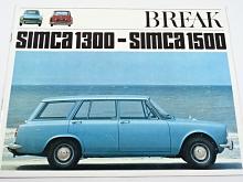 Simca 1300 - Simca 1500 Break - prospekt