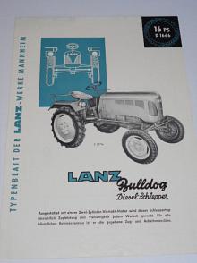 Lanz - Bulldog - Diesel - Schlepper - 16 PS D 1666 - prospekt