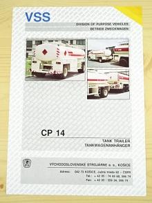 CP 14 - Tank Trailer - Tankwagenanhänger - prospekt