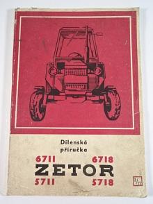 Zetor 6711, 6718, 5711, 5718 - dílenská příručka - 1973