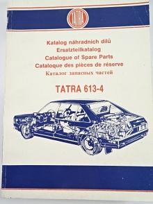 Tatra 613-4 - seznam náhradních dílů - 1991