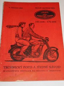 JAWA-ČZ 125/355, 175/356 - 1959 - technický popis, návod k obsluze a udržování
