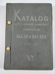 GAZ-69 a GAZ-69 A - katalog náhradních součástí - 1959