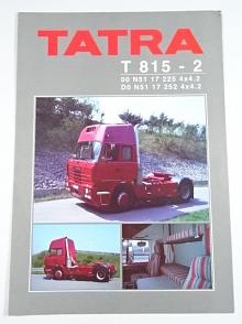 Tatra 815 -T 815-2 00 N51 17 225 4x4.2 - D0 N51 17 252 4x4.2 - dvounápravový tahač návěsu - prospekt
