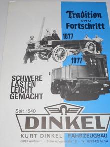 Dinkel - Schwere Lasten leicht gemacht - prospekt - 1977