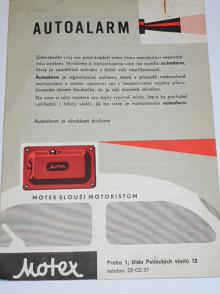 Motex - autoalarm - prospekt - 1961